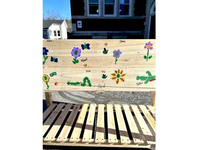 Raised Planter Created by Mrs. Garret's and Mrs. O'Brien's 5th Grade Students!