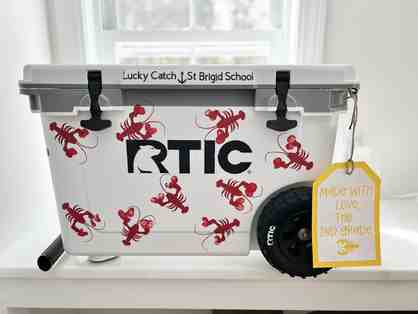 RTIC Cooler with Lobster Design Made by 2nd Grade Students