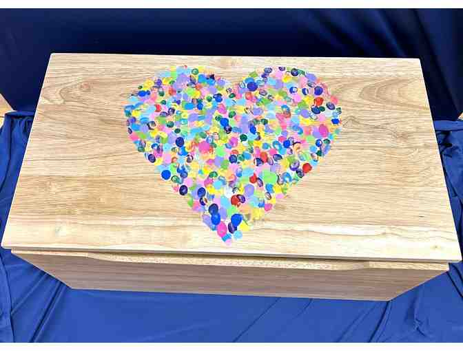 Treasure Chest Decorated by Ms. Haley's Pre-school Students