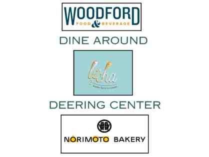 Dine Around Deering Center- Woodford Food & Beverage, Leche and Norimoto Bakery