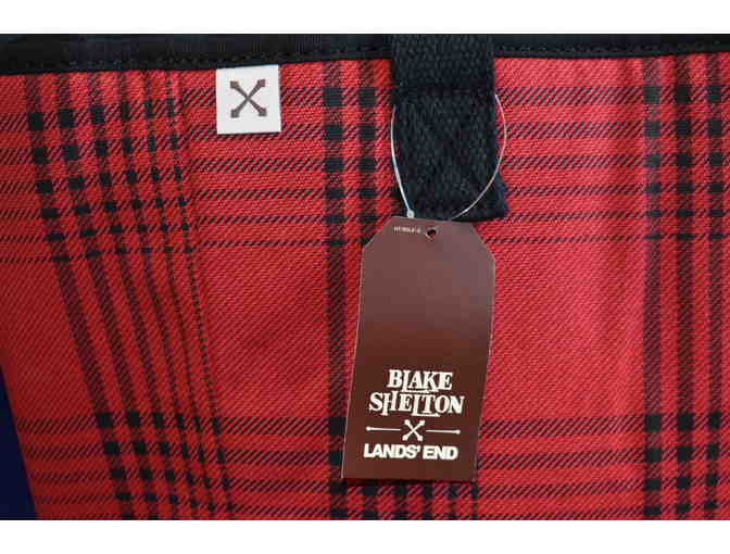 Lands End Buffalo Check Bag