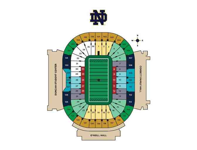 University of Notre Dame Football Home Game- 4 tickets - Photo 2
