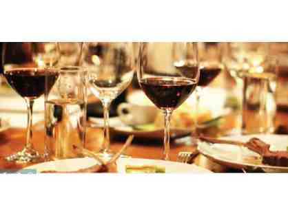 Dinner w/ wine pairings hosted by Stone parents Joel Chaiken and Bob Trautvetter