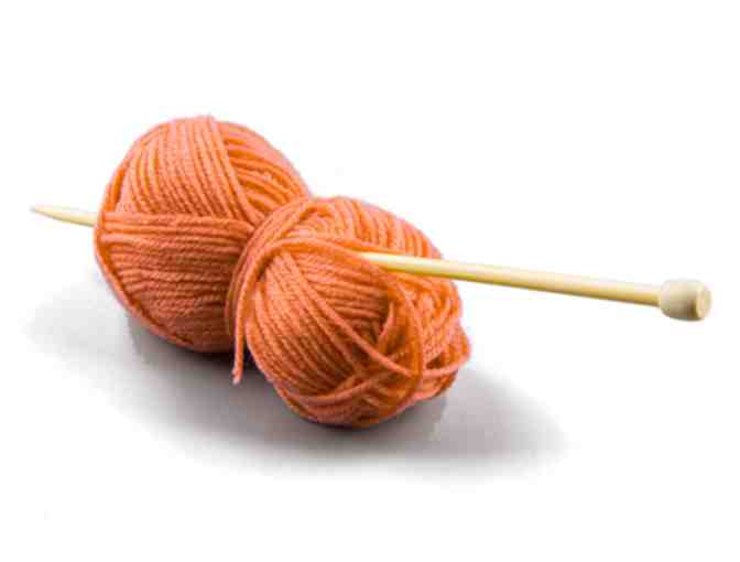 Knitting & Tea Social with Ms. Conyers: Bidding for 1 Child to Participate (lot 4, of 4)