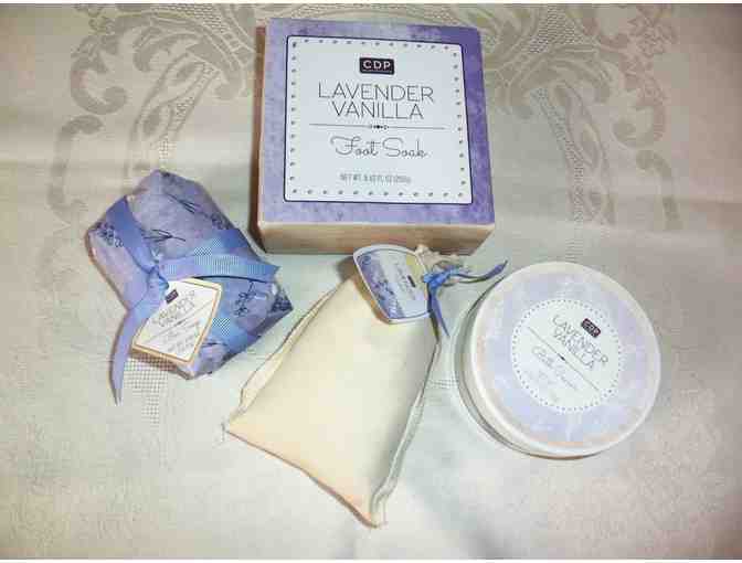 Bath & Body Care Spa Gift Basket - Lavender Vanilla