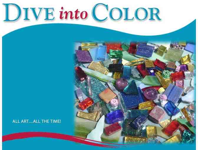 Dive Into Color, Napa - Chocolate-Enhanced Mosaic Party for 4 People