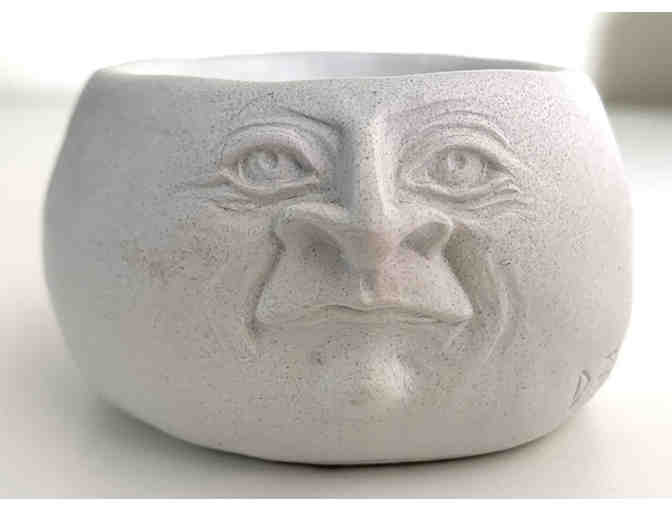 Pottery / Pots - Trio of Expressive Faces, made by Artist