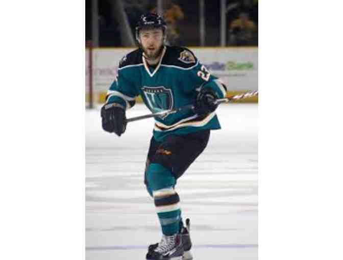 San Jose Sharks Puck, signed by Barclay Goodrow