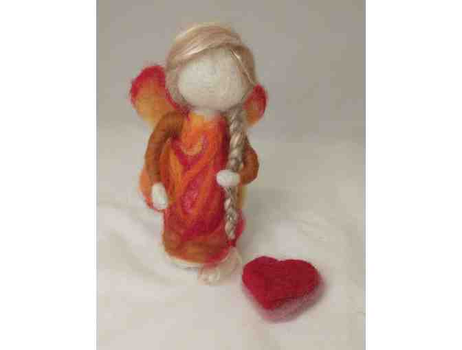 Felted Fire Fairy