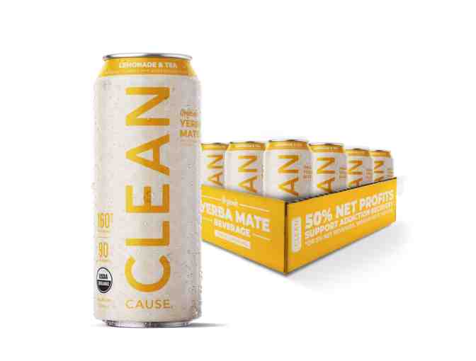 Clean Cause Non-Carbonated Organic Yerba Mate Case of 12 - Lemonade & Tea - Photo 1