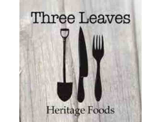 Three Leaves Heritage Foods $100 Gift Certificate - Photo 1