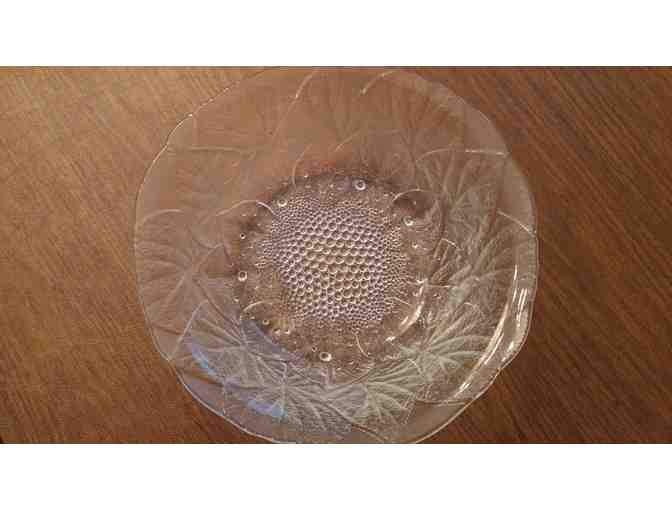 Mikasa Crystal 10'If shipping is requested, cost of shipping will b Dew Drops Serving Bowl