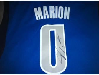 An Official Dallas Mavericks Jersey signed by Shawn Marion