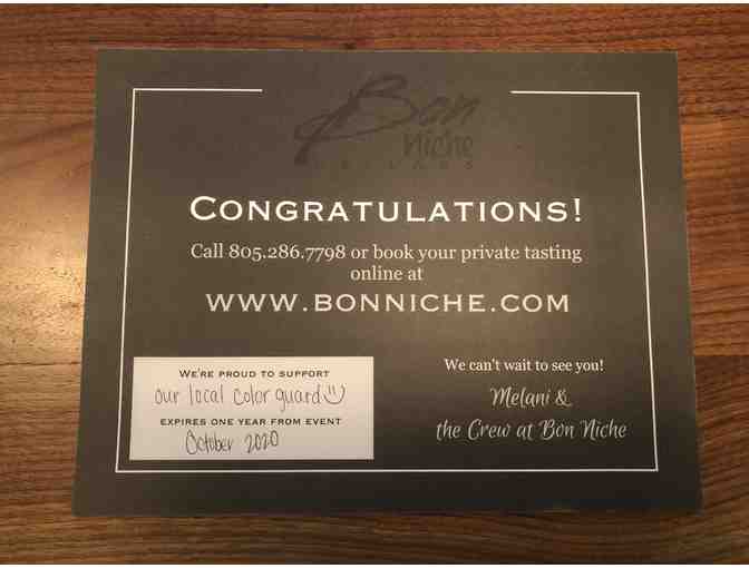 Bon Niche Cellars - Private Tasting for (8) Guests + (2) Bottles of Wine