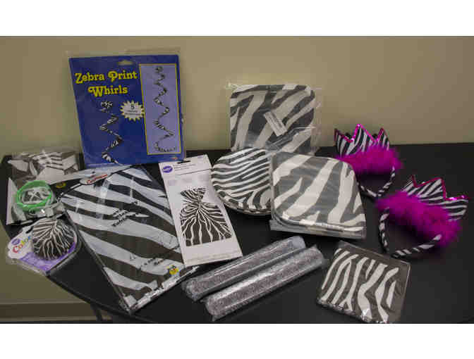 Zebra Themed Party Pack