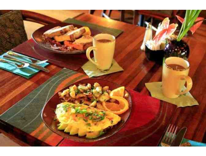 One Night Stay for Two including Breakfast at the Kilauea Lodge & Restaurant!