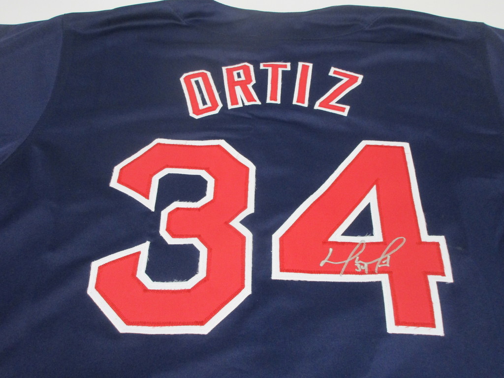 david ortiz blue jersey