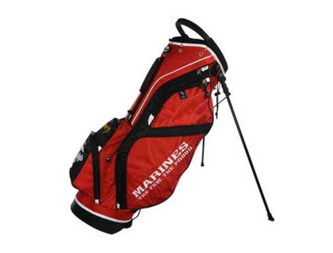 US Marines Stand Golf Bag & Bullet Golf Balls