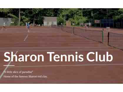 Sharon Tennis Club Family/Individual Membership for 2024 Season