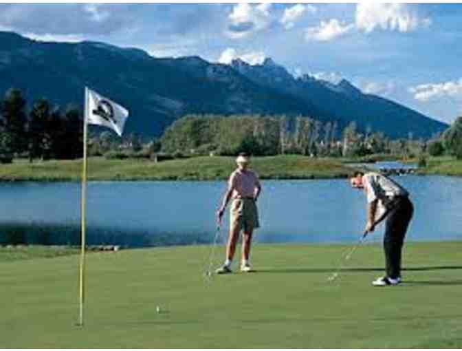 Two Rounds of Golf at the Teton Pines Country Club
