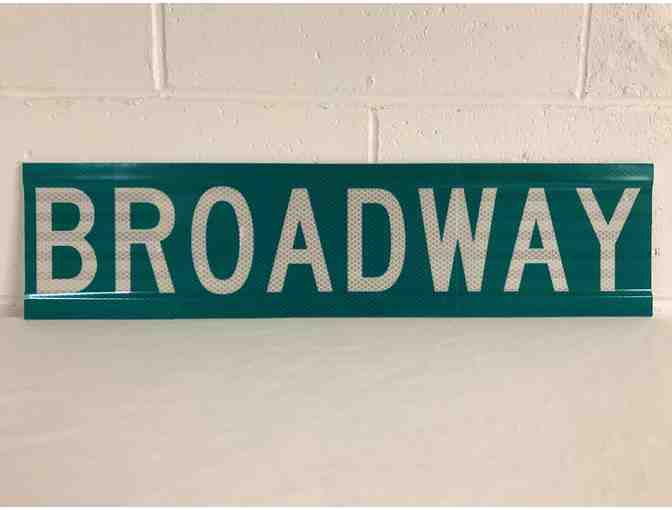 Own your piece of 'The Great White Way' - Official BROADWAY Street Sign