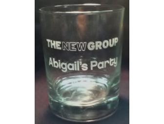 Jennifer Jason Leigh - ABIGAIL'S PARTY signed poster and Opening Night tumbler