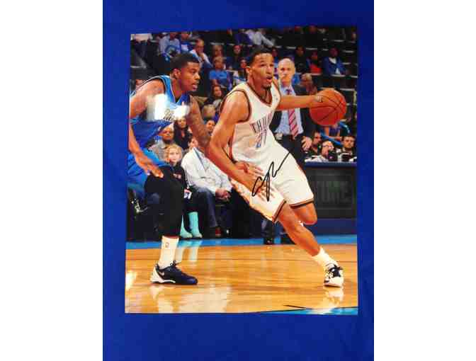 Perry Jones and Andre Roberson autographed photos