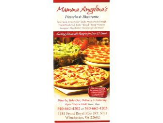 Mama Angelina's Pizzeria & Ristorante $25 Gift Certificate