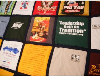 Tri-Sigma T-Shirt Quilt