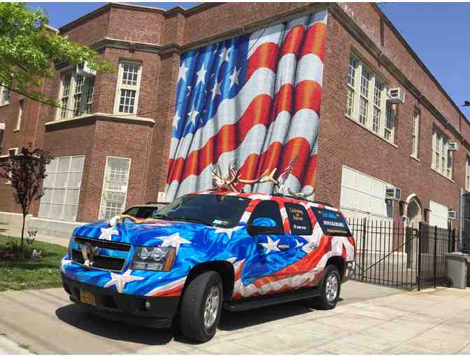 Betsy - 2008 Chevy Suburban, hand painted by 'America's Artist' Scott LoBaido