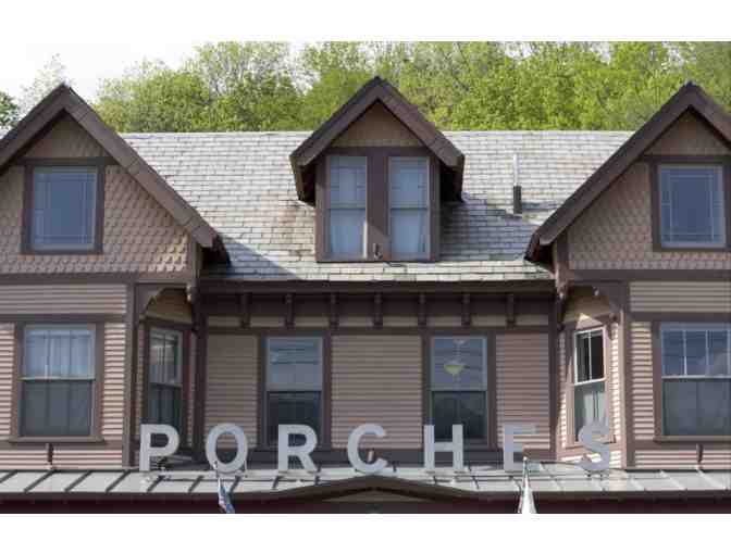 Gift Certificate for The Porches Inn in North Adams, MA