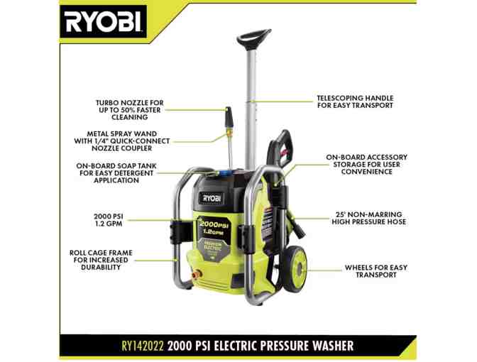 Ryobi 2000 Electric Power Washer