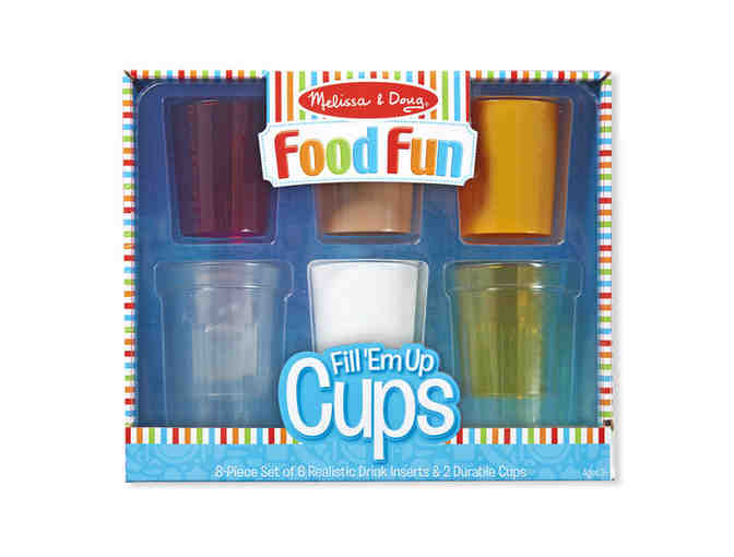 Melissa & Doug - Food Fun Fill 'Em Up Cups AND Bread & Butter Toaster Set (ages 3+)