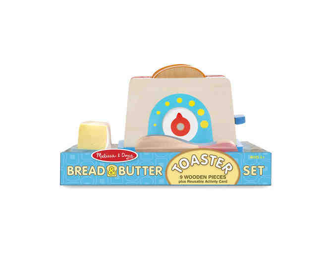 Melissa & Doug - Food Fun Fill 'Em Up Cups AND Bread & Butter Toaster Set (ages 3+)