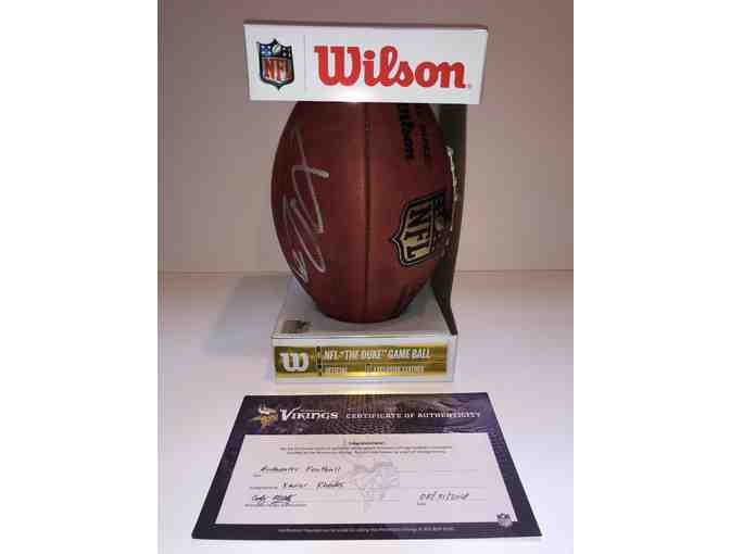 Autographed Minnesota Vikings Xavier Rhodes Wilson NFL Authentic Football