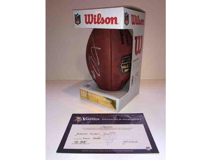 Autographed Minnesota Vikings Xavier Rhodes Wilson NFL Authentic Football