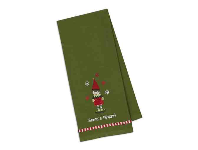 For The Elves - Cookie Plate AND Santa's Helper Towel