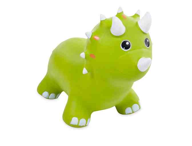Hearthsong - Green Triceratops Jump-Along