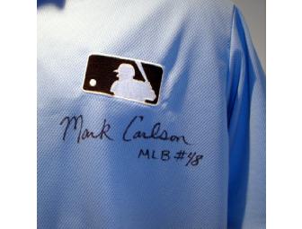 MLB Umpire Mark Carlson Signed Jersey
