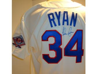 Nolan Ryan Signed Jersey HOF 1999