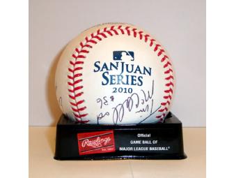2010 San Juan Series Baseball - Umpire Signed