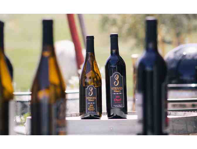 3 Steves Winery - Wine Tasting for Six plus 2 bottles of wine