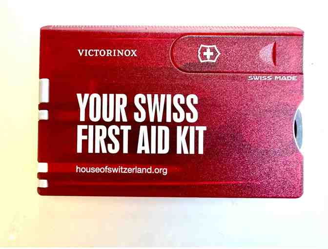 Sigg Water Bottle, Victorinox 'Swiss Card' First Aid Kit & 'Happy Lilly' bag