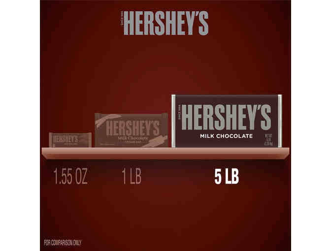 HERSHEY'S 5 lb Milk Chocolate Candy Bar - Photo 2
