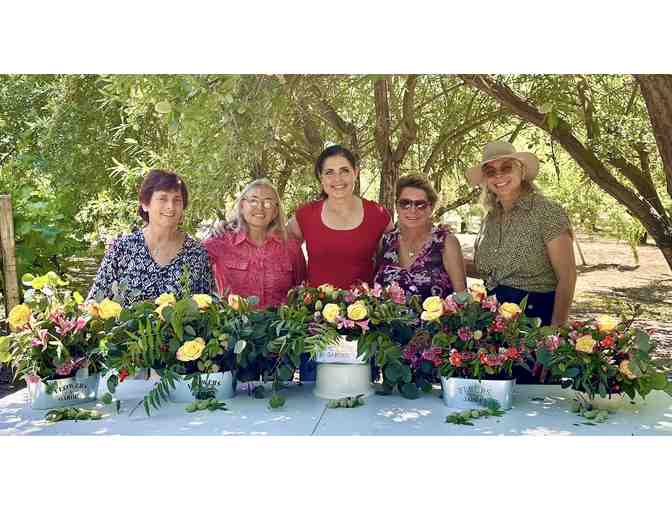 Flower Arranging Class for Four (4) and Authentic Ticino Lunch