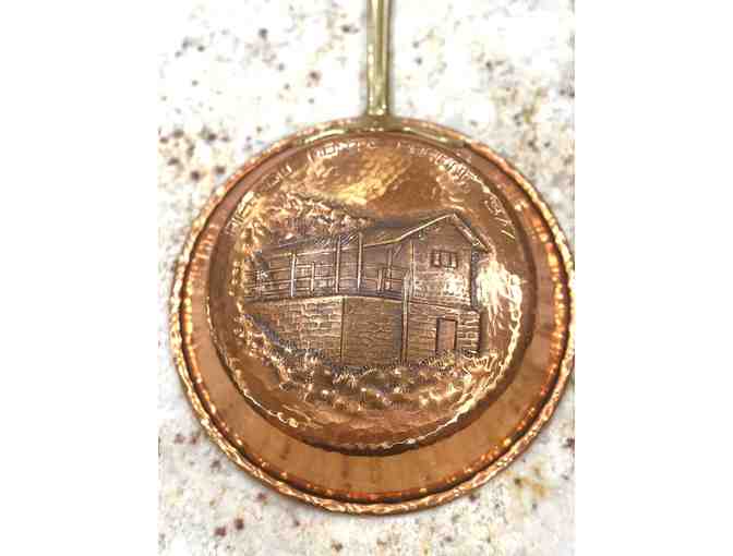 Vintage Copper Skillet 'Ricordo Monte Parrone 1977'