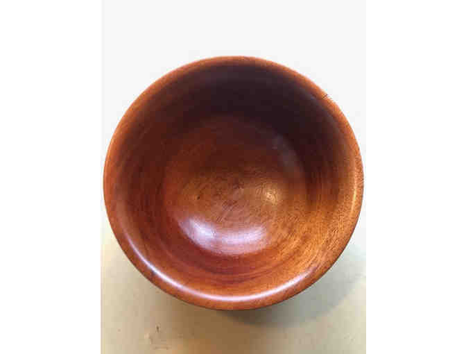 Handmade Mahogany Bowl