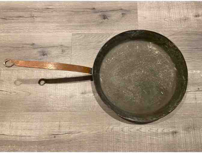 Large Copper Skillet from Turkey