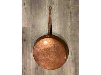 Large Copper Skillet from Turkey