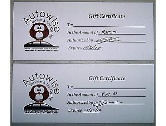 Autowise Service & Tire Center - $50 gift certificate